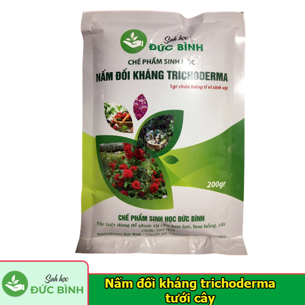Chế phẩm trichoderma tưới cây chuyên dùng phun xịt, tưới cho cây trồng để kiểm soát nấm bệnh sinh học