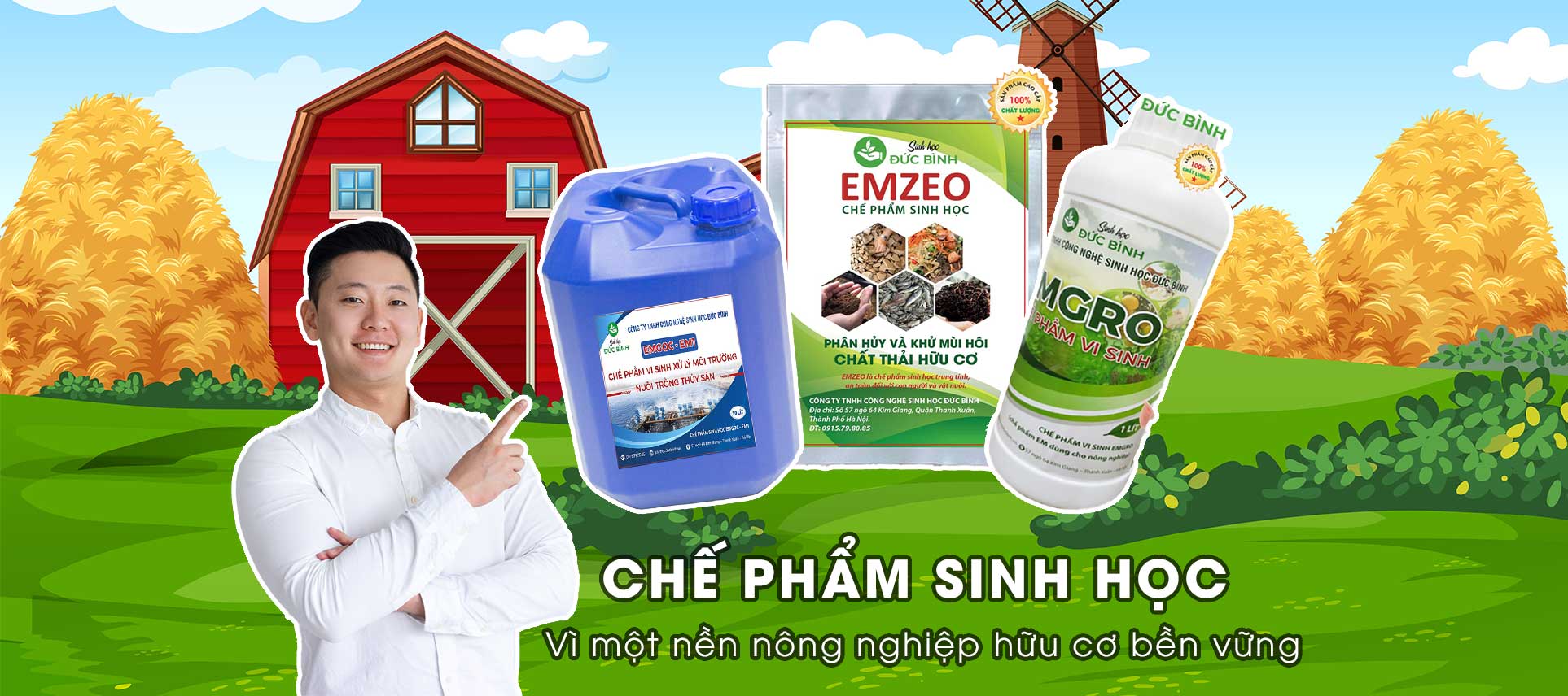 Chế phẩm vi sinh vật hữu hiệu - Chế phẩm EM gốc