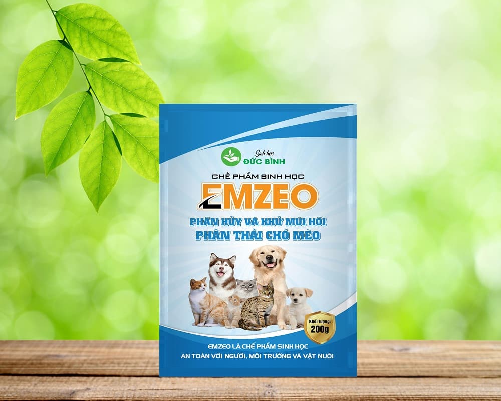 Khử mùi hôi phân thải chó mèo