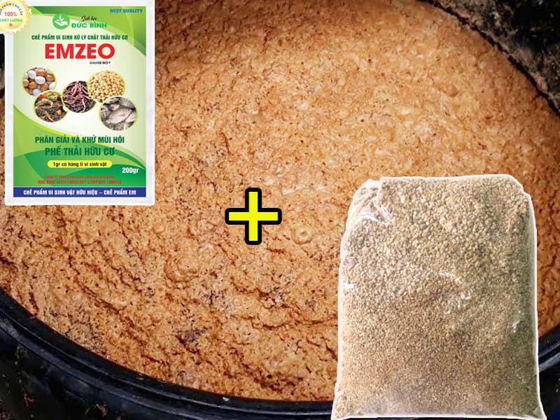 Cách ủ bánh dầu không hồi nhờ chế phẩm EM ( EMZEO)