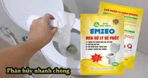 Men xử lý bể phốt là chế phẩm sinh học men vi sinh phân giải chất thải và khử mùi hôi bể phốt