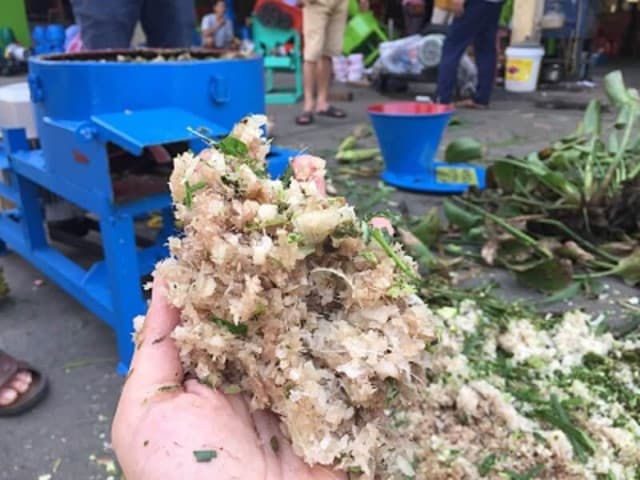 Có thể trộn chuối băm cùng các loại thức ăn khác.