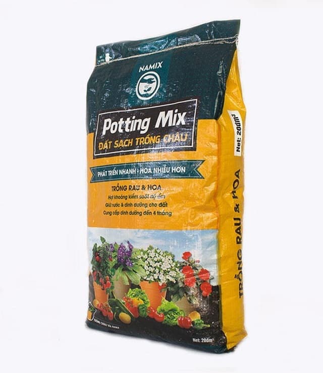 Đất Potting mix Namix giàu dinh dưỡng phù hợp trồng rau