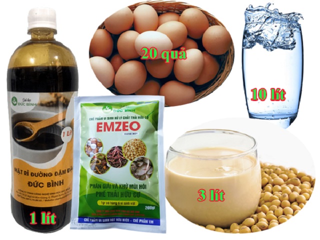 Cách làm phân trứng sữa tưới cây siêu đơn giản