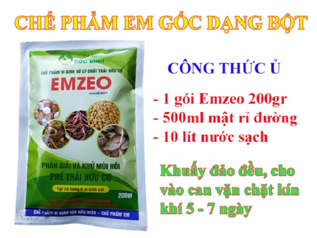 EM gốc dạng bột là gì? Công dụng, cách sinh khối EM gốc thành EM thứ cấp