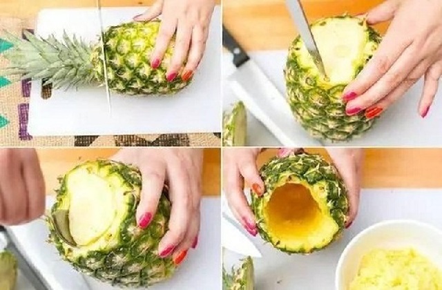 Cắt bỏ đầu và lấy hết phần ruột bên trong