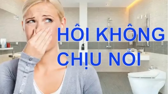 Hầm cầu bị đầy gây mùi hôi vô cùng khó chịu