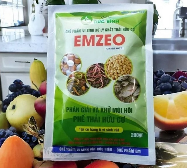 Chế phẩm vi sinh xử lý chất thải hữu cơ EMZEO Chế phẩm vi sinh xử lý chất thải hữu cơ EMZEO