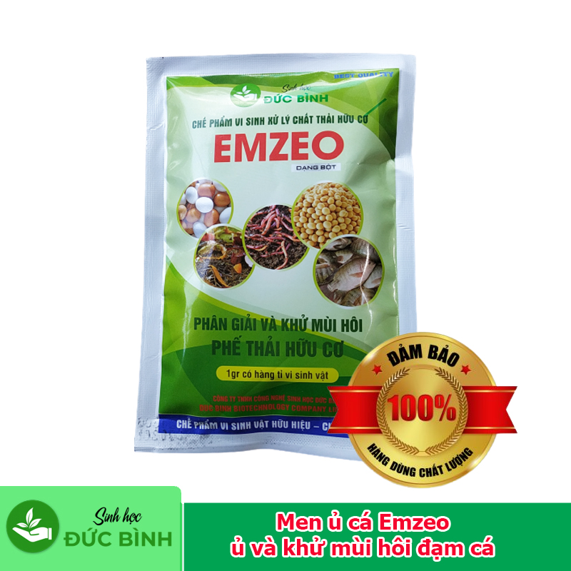 Men ủ cá Emzeo - ủ và khử mùi hôi đạm cá