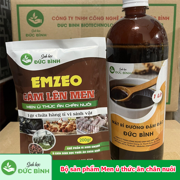 Bộ sản phẩm Men ủ thức ăn chăn nuôi