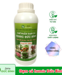 Chế phẩm đạm cá humic Đức Bình là dòng đạm sinh học tưới cho cây trồng
