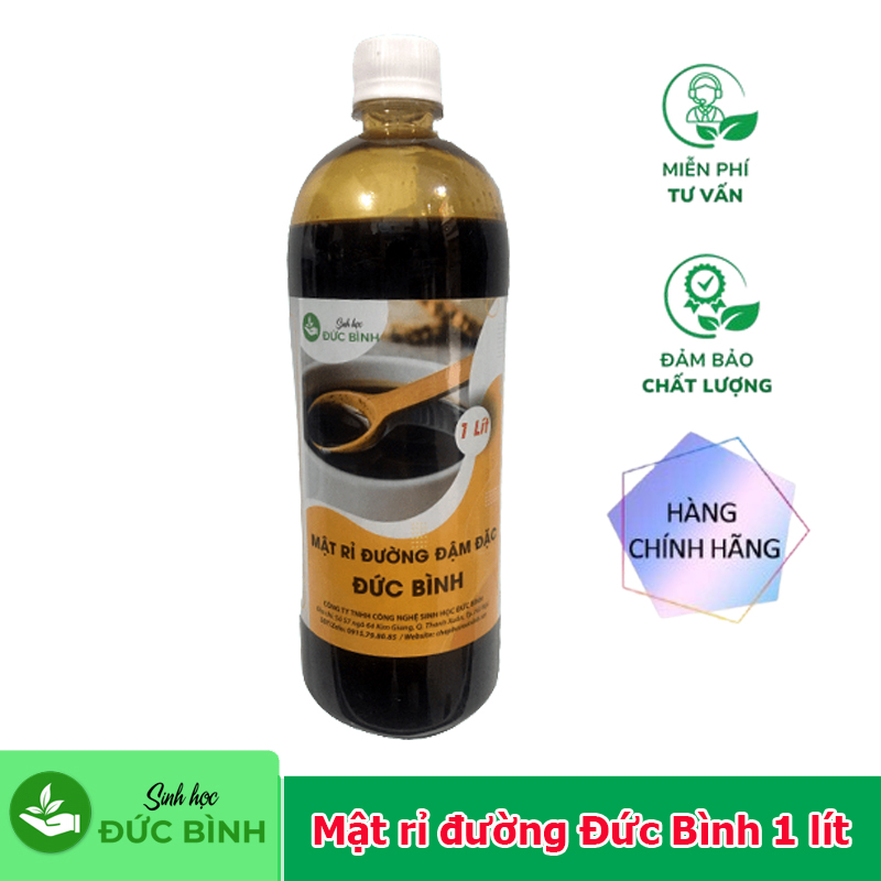 Mật rỉ đường Đức Bình 1 lít – Nuôi cấy vi sinh, ủ phân và rác thải