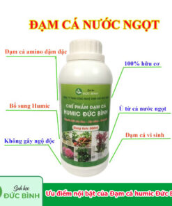 Ưu điểm nội bật của Đạm cá humic Đức Bình