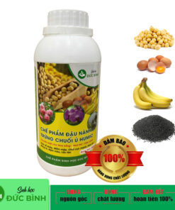 Chế phẩm đậu nành ủ trứng chuối humic của Công ty TNHH Công nghệ sinh học Đức Bình - Một sản phẩm chuyên dụng dành cho hoa hồng, hoa lan, cây cảnh